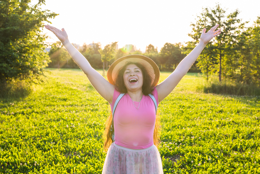Woman who is having her arfid treated through ERP therapy.